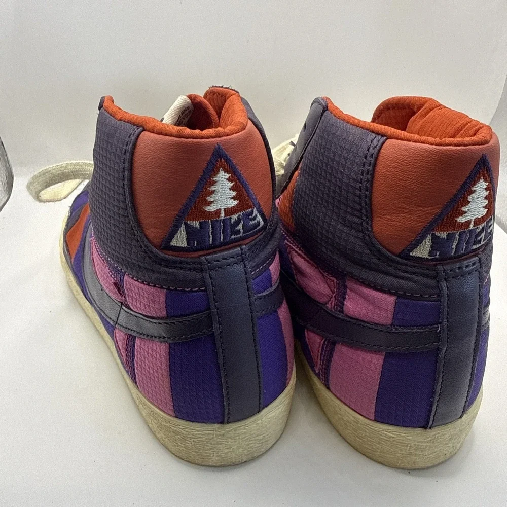 Nike WMNS Blazer Mid Premium Style 316959-551 Size 8.5 US Purple Orange‎ Pink